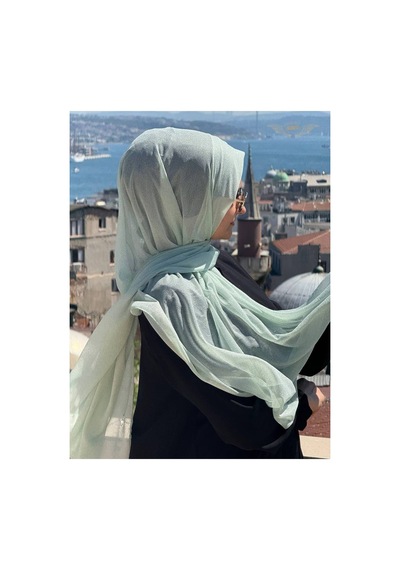 Aldaıyr 3 Simli Şifon Şal Çok Rrenkli12