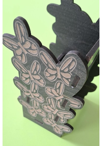 Kartvizitleriniz İçin Doğal Ve Zarif Çözüm Desenli 3 Mm Mdf Kartvizitlik-ceviz