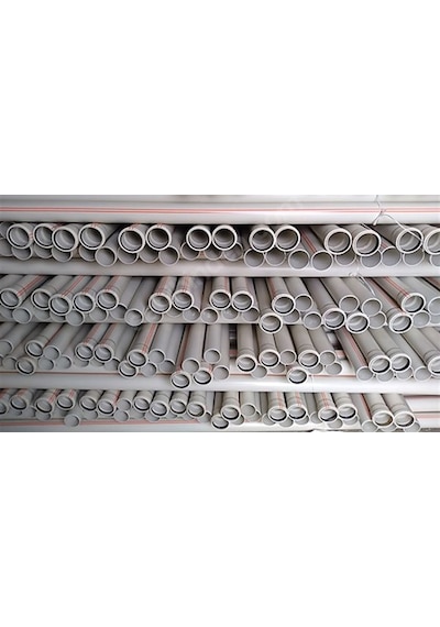50x3000mm 3,2 Pvc Pis Su Borusu