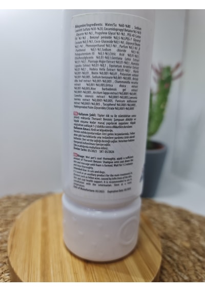 Theravet Benzoic Shampoo Kedi Köpek Sampuanı