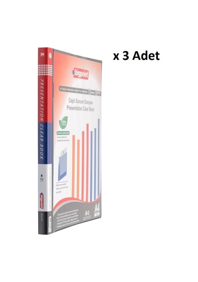 Bigpoint Sunum Dosyası Cepli 30'lu Siyah X 3 Adet Diğer
