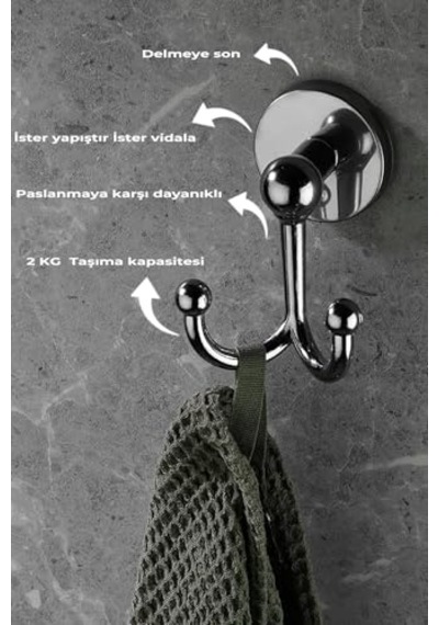 Ayrex Askılığı Krom Genel