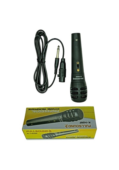 Fullsound Kablolu El Mikrofonu , Dinamik 2 Metre Kablolu Profesyonel El Mikrofonu