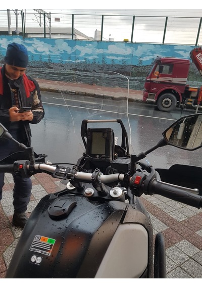 2019-23 Yamaha Tenere700 Şeffaf Ön Cam Zeus 13CM Uzun 42CM 4MM Tenere 700