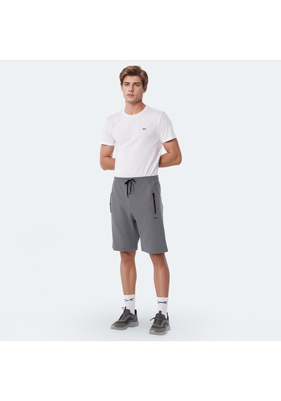 Slazenger OSAKU I Erkek Cepli Koyu Gri Şort