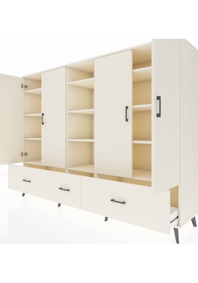 Hyperion Dolap 12 Raflı 3 Çekmeceli 4 Kapaklı 220x44x163 Aytaşı-a Aytaşı-aytaşı Hyperion Dolap 12 Raflı 3 Çekmeceli 4 Kapaklı 220x44x163 Aytaşı-a Aytaşı-aytaşı