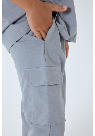 Rolypoly Erkek Çocuk Gri Pijama Takım Rp3766-c-v1