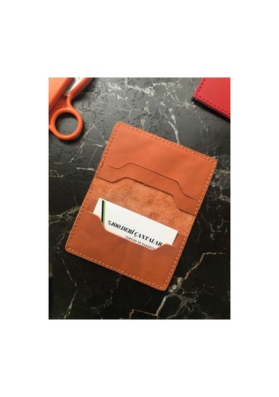 Bag Ard Unisex Taba Gerçek Hakiki Deri Kartlık Cüzdan 9004 Taba