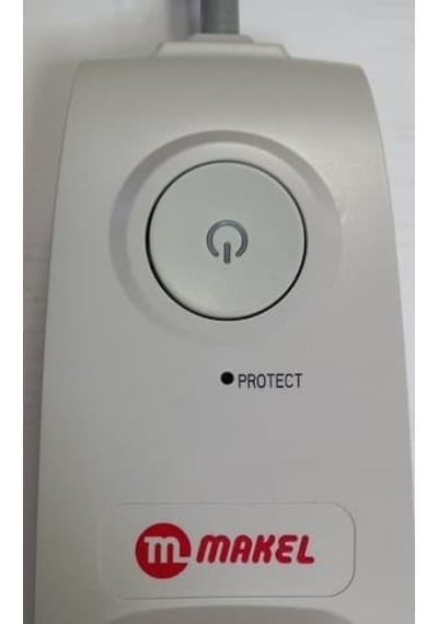 Makel 6'lı Surge Safeguard Trend Şok Korumalı Grup Priz Beyaz