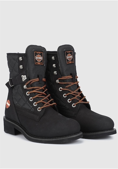 Harley Davidson Harley-davıdson 025g100078 New Worker Kadın Bot - Siyah Deri-siyah Deri Siyah Deri Harley Davidson Harley-davıdson 025g100078 New Worker Kadın Bot - Siyah Deri-siyah Deri Siyah Deri
