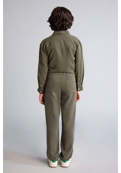 Defacto Düz Paça Tencel Pantolon Erkek Çocuk G5009a826spkh438 Haki-kh438