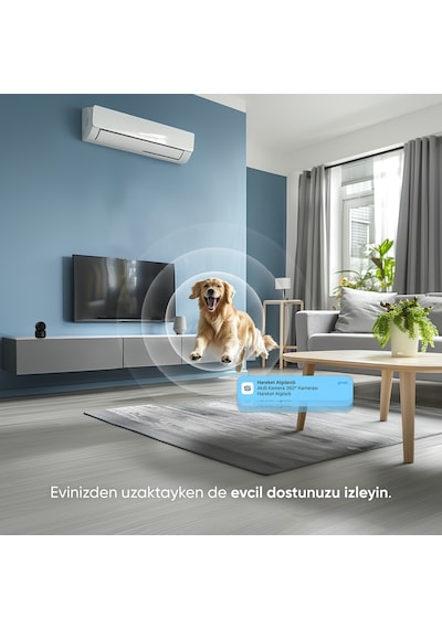 Şımart 360° Wi-Fi 1296P 2K Akıllı Kamera