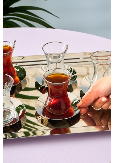 Karaca  Jamıe 40 Parça Çay Seti Platin