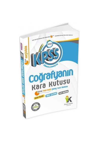 KPSS Coğrafyanın Kara Kutusu Konu Özetli Dijital Çözümlü Soru Bankası