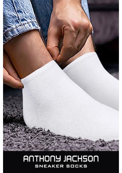 Giorgina Ferri 10'lu Kutu Bambu Premium Dikişsiz Bay - Sneaker Çorap