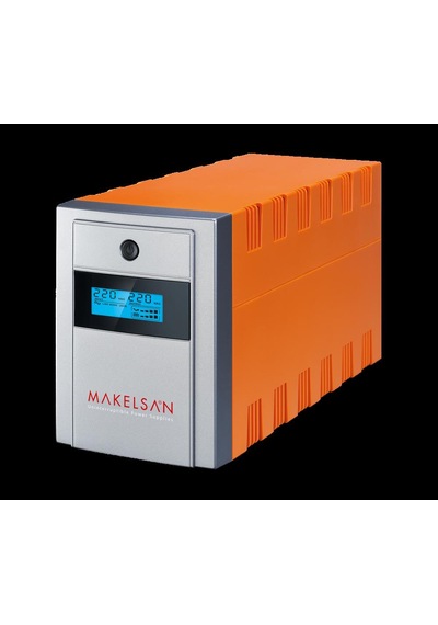 Makelsan Lion 1200 Va Line Interactive Lcd Ekran 2 7ah Akü