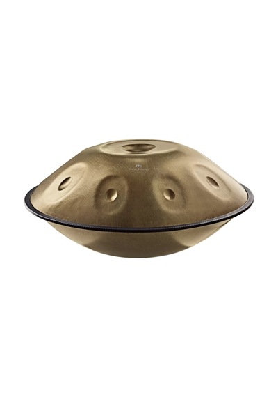 Meinl Sonic Energy Hpstl90 Stainless Steel D Kurd 9 Note Handpan Vintage Gold