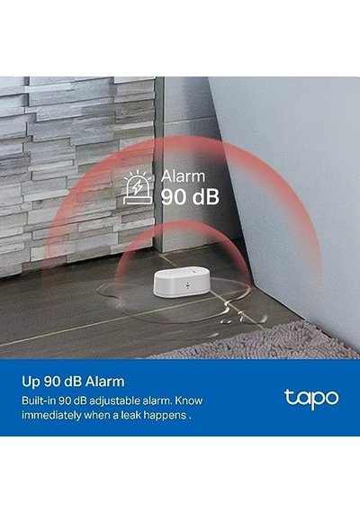 Akıllı Su Sızıntı Algılama Sensörü Ip67 Su Geçirmez Anlık Uygulama Bildirimi 90db'ye Kadar Alarm Damlama Ve S
