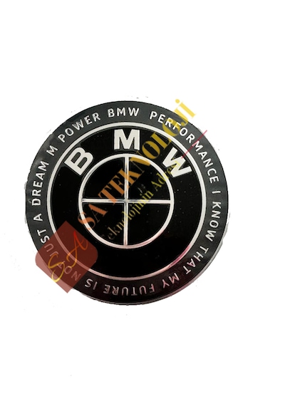 Satechnology Bmw Direksiyon Logo 45mm 50yıl Fulsiyah Newworldblack45mm