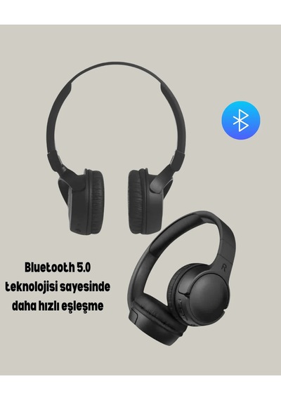 Ayarlanabilir Baş Bantlı Kablosuz Kulak Üstü Kulaklık