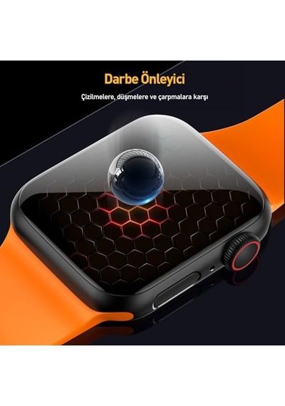 Watch Uyumlu 5d Easyflex 2 Adet Ekran Koruyucu, Flexi, Kolay Kurulum, Tam Kaplayan, Yüksek Hassasiyetli, Slim 41 Mm