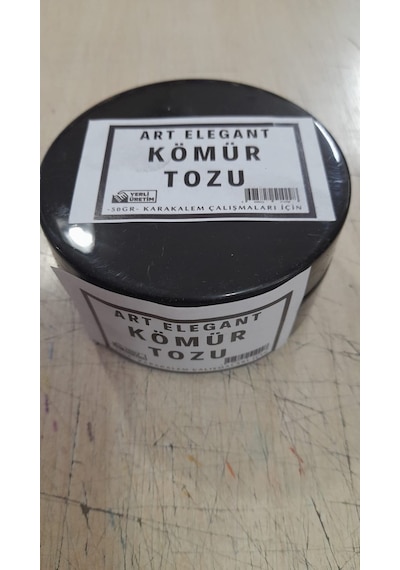 Artelegant Çini Ve Kara Kalem Çalışmaları İçin Kömür Tozu 50 G