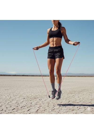 Şeffaf Atlama İpi - Fitness - Crossfit- Rope - Jump - Body - Sağlık - Egzersiz - Spor.