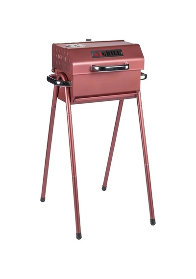 Igrıll Barbekü Cube 402 Mm Kömürlü Mangal Kırmızı