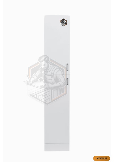 Tamamı Mdf Modern 2 Kapaklı Içi Raflı Çok Amaçlı Dolap