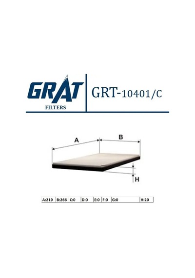 Grat 10401c Polen Filtresi Karbonlu 55702456