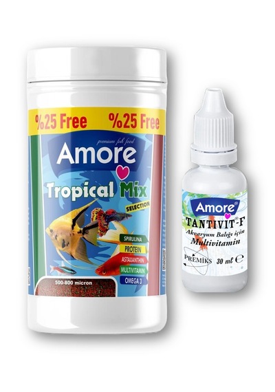 Lepistes-melek-plati-moli Balık Yemi 125ml, Guppy, Yavru, Vitamin