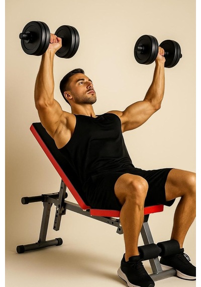 Ultra Dayanaıklı Ayarlanabilir Fonksiyonel Biceps Bench Ağırlık Sehpası Fitness Sehpa Karışık Tek Ebat