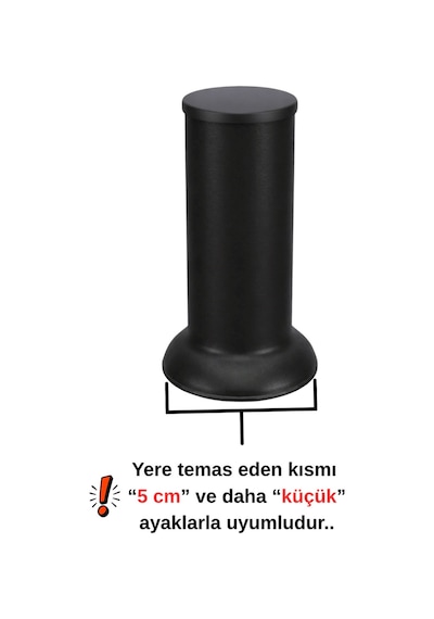 Robot Süpürge İçin Ahşap Koltuk Baza Yükseltici 4cm Yükseltir, Çap.5 Oyuklu Takoz 1 Adet
