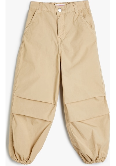 Koton Paraşüt Kot Pantolon Pamuklu Beli Lastikli Cepli - Parachute Jean Bej 4wkg40034aw 4WKG40034AW052 Ekru Koton Paraşüt Kot Pantolon Pamuklu Beli Lastikli Cepli - Parachute Jean Bej 4wkg40034aw 4WKG40034AW052 Ekru