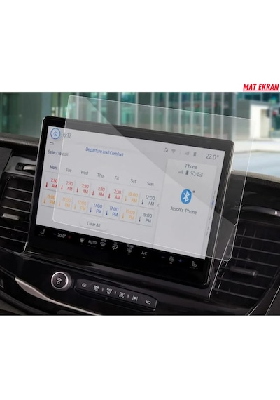 Ford Transit 2024 Navigasyon Ve Multimedya Uyumlu Mat Ekran Koruyucu