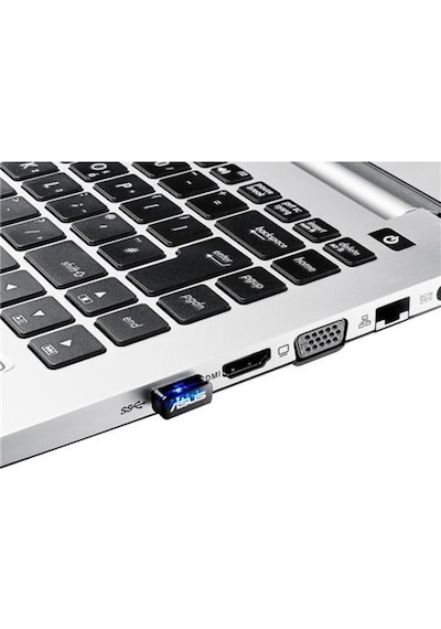 ASUS USB-N10 Nano 150mbps 2.4ghz USB Kablosu   Adaptör
