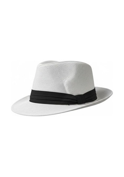 Giyu Shop Unisex Geniş Kenarlı M.jackson Fötr Şapka Beyaz