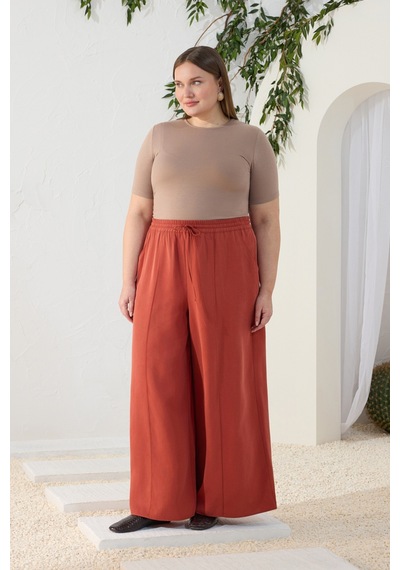 Aker Tarçın Tencel Pantolon Etek Tarçın Tarçın