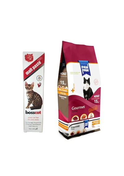 Paw Paw Gurme Yetişkin Kedi Maması 15 KG + Destek Malt