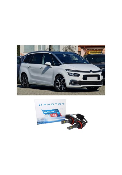 Citroen C4 Picasso Spacetourer Uzun Far Ampulü H7 Ultimate Yeni Seri Beyaz 2018-2022