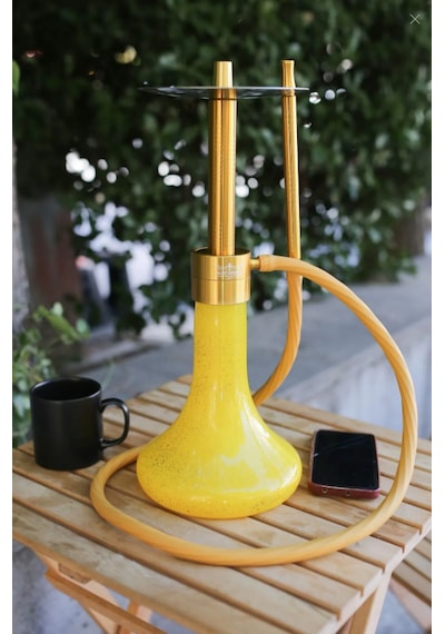 Alfeshisha Epoksi Sarı Performans Nargile Takımı