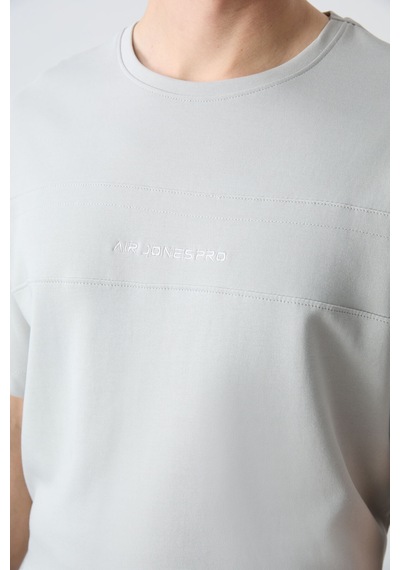 Tommy Life Taş Pamuklu Kalın Yumuşak Dokulu Oversize Fit Basic Erkek Şort Takım - 85257