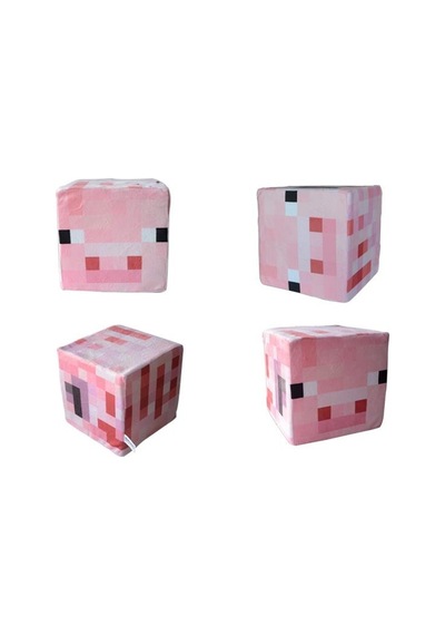 Minecraft Domuz Küp Yastık Minder Peluş Oyuncak 10CM