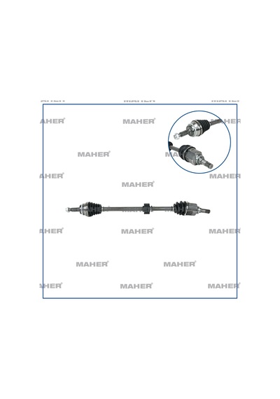 Toyota Verso 2004-2009 Aks Komple Ön Sağ Absli 924mm 1.6 43410-05340