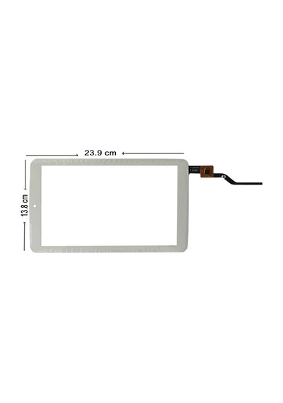 Hometech Quad Tab 9i İçin 9 İnç Dokunmatik Zj-90168a-fpc Beyaz