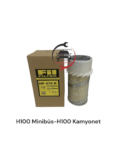 Fil Filtre Hp470K Hava Filtresi H100 Minibus 9407 H100 Kamyonet