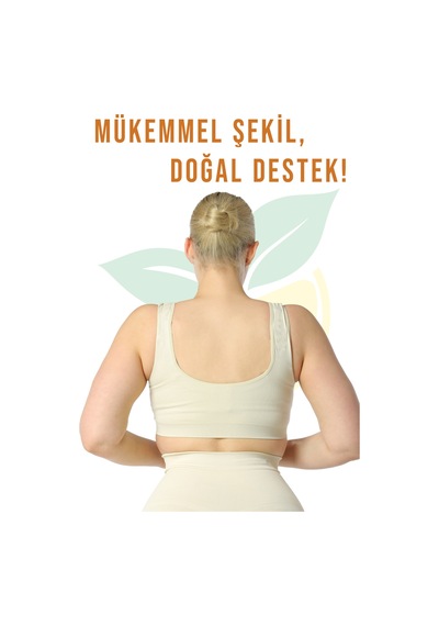Elilom Pedli Büstiyer Korse Göğüs Bölgesi Destekli, Kalın Askılı Tasarım Ten