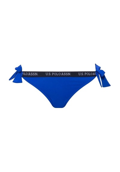 U.S. Polo Assn. Kadın Saks Mavi Kalın İpli Bikini Alt 21509