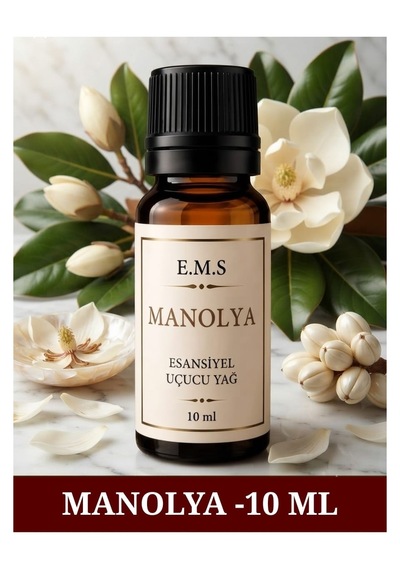 Manolya Esansiyel Uçucu Yağ Buhurdanlık Yağı Difüzör Esansı Oda Kokusu Esansı Mum Esansı 10 Ml.