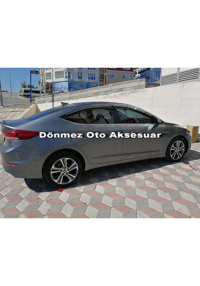 Hyundai Elantra Mügen Cam Rüzgarlığı Kromlu 2016-2020 Arası 4 Lü N11.38185